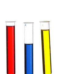 test tubes and dropper