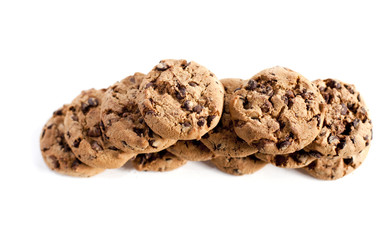 focus sur cookies au chocolat