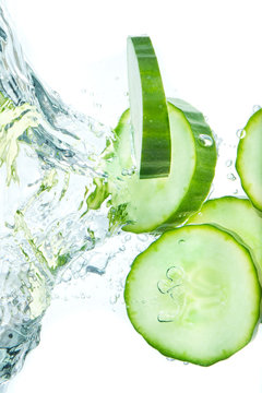 cucumber in water