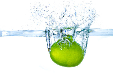 lime splashing
