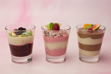 Trio von Dessert