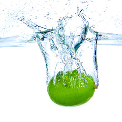 lime splashing