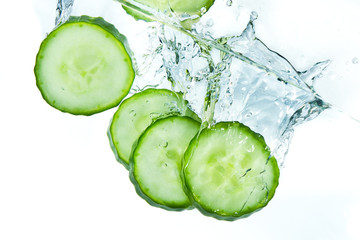 cucumber in water
