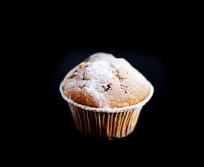 muffin fond noir