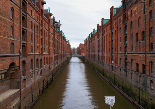 Warehouse District Of Hamburg, Germany