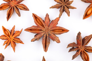 Frutos de anís estrellado