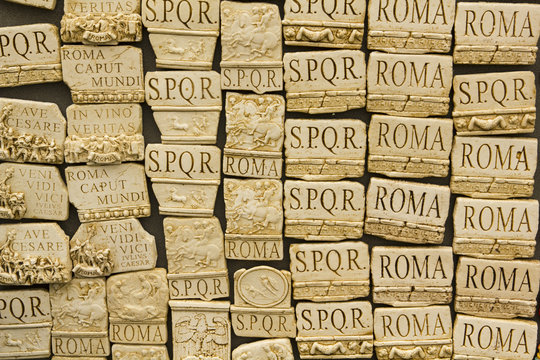 souvenirs of Rome, Italy