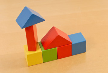 Kindergarten School Building Blocks