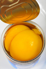 melocoton en almibar