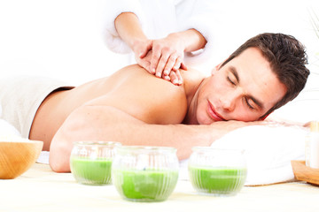 Obraz na płótnie Canvas spa massage