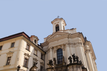 St Cyril and St Methodosius Church in Prague Czech Republic