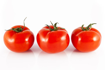 three tomatoes