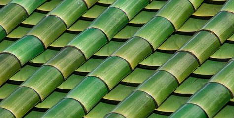 bamboo effect roof tiles
