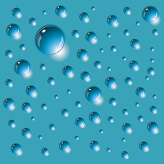 Background from the drops. Vector.
