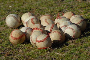 Old baseballs