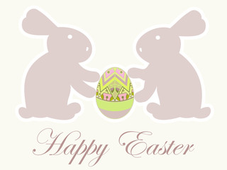 Easter greeting card
