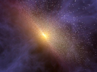 Fototapeta na wymiar Głęboka przestrzeń galaktyki tła