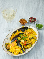 paella di pesce