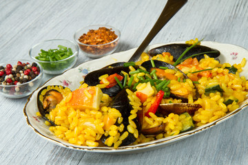 paella di pesce