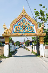 The entrance to temple