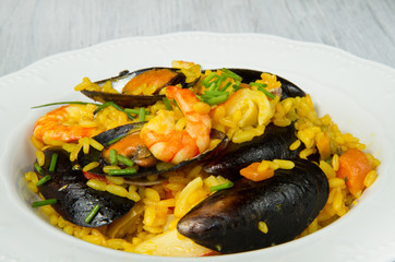 paella di pesce