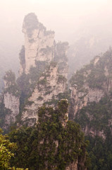 Fototapeta premium Parc national de Zhangjiajie dans le Hunan - China