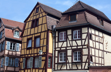 Fototapeta na wymiar typical houses in Colmar, France