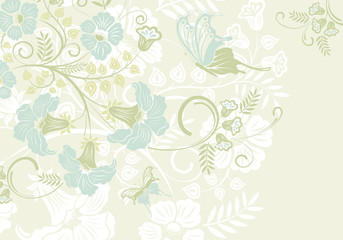 Fototapeta premium Flower frame