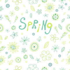 Spring green texture