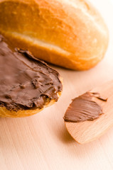 Bread with chocolate