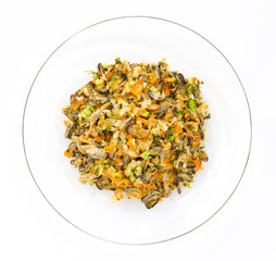 Mussels fried cheese