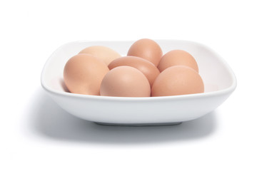 Eggs on Plate