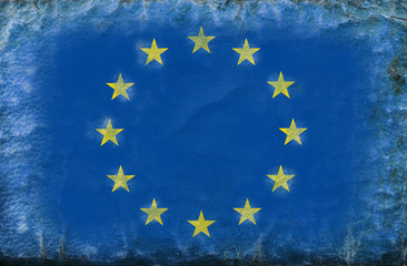 bandiera europa vintage