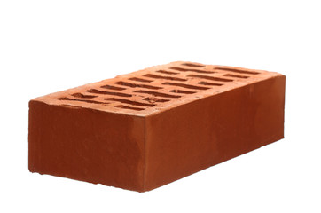 Brick isolated on white