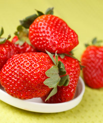 fresh strawberries