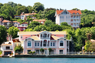 Fototapeta na wymiar Istanbul, Yenikoy. Villa Burhanettin Mistrz
