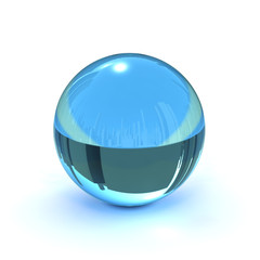 3d Crystal ball