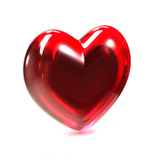 3d Heart of glass