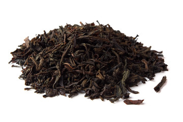 Heap of dred  black tea leave