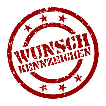 stempel wunschkennzeichen I