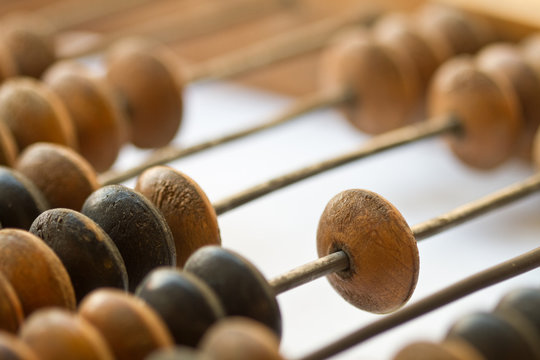 Old Wooden Abacus