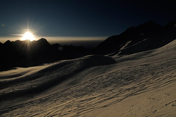 Sunset in Kuthai´s mountains