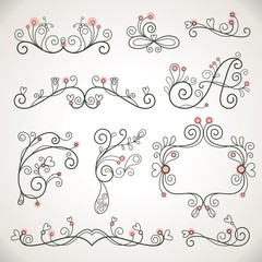 calligraphic design elements