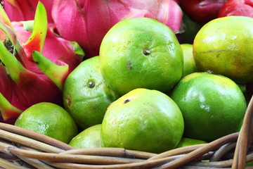 Tangerine in The Basket