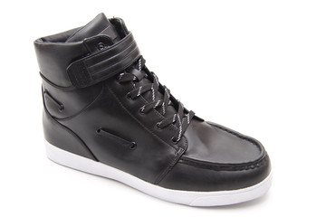 Sportschuhe mit weißer Sohle