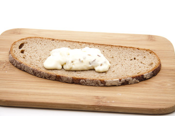 Kochkäse auf Brot