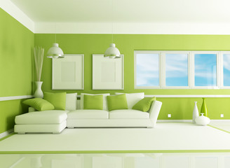 green living room