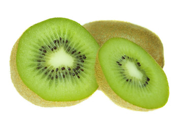 Isolated kiwi fruit