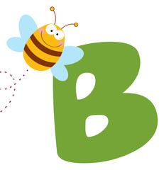 Bee With Letters B