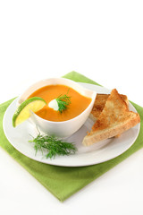 Lachscremesuppe